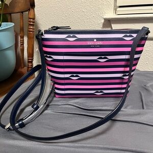 Kate Spade NWT Kiss Multicolor Crossbody Bag Luxury